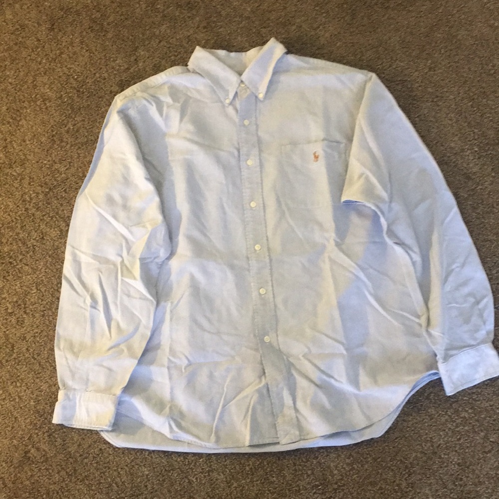 Blue Ralph Lauren Long Sleeve Button Up Size XL